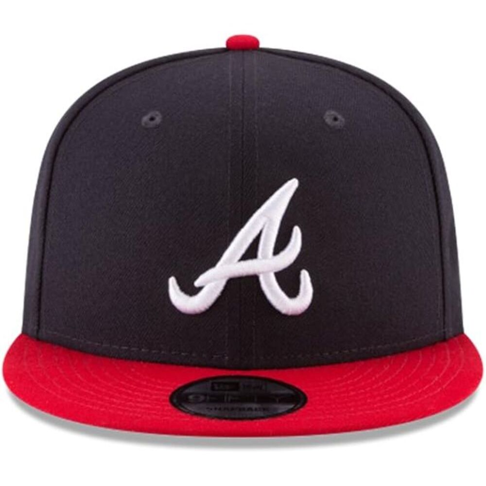 New Era 9Fifty Atlanta Braves Snapback Cap - Navy/Red